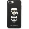 Karl Lagerfeld Saffiano Karl&Choupette Head case for iPhone 7 Plus / iPhone 8 Plus - black - (KF001336-0)