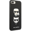 Karl Lagerfeld Saffiano Karl&Choupette Head case for iPhone 7 Plus / iPhone 8 Plus - black - (KF001336-0)