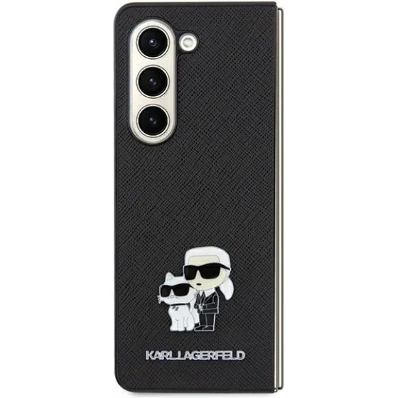 Karl Lagerfeld Saffiano Karl&Choupette Pin case for Samsung Galaxy A35 - black - (KF002033-0)