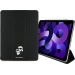 Karl Lagerfeld Saffiano Magnetic Karl & Choupette iPad Air 13 2024 Book Cover Case - Black - (KF002511-0)