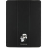 Karl Lagerfeld Saffiano Magnetic Karl & Choupette iPad Air 13 2024 Book Cover Case - Black - (KF002511-0)