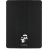 Karl Lagerfeld Saffiano Magnetic Karl & Choupette iPad Pro 13 2024 Book Cover Case - Black - (KF002509-0)