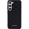 Karl Lagerfeld Saffiano Mono Metal Logo case for Samsung Galaxy S24+ - black - (KF002006-0)