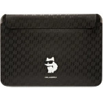 Karl Lagerfeld Saffiano Monogram Choupette case for a 14 laptop - black - (KF001673-0)