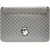 Karl Lagerfeld Saffiano Monogram Choupette case for a 14 laptop - silver - (KF001675-0)