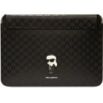 Karl Lagerfeld Saffiano Monogram Ikonik case for a 14 laptop - black - (KF001670-0)