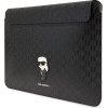 Karl Lagerfeld Saffiano Monogram Ikonik case for a 14 laptop - black - (KF001670-0)