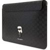 Karl Lagerfeld Saffiano Monogram Ikonik case for a 16 laptop - black - (KF001671-0)
