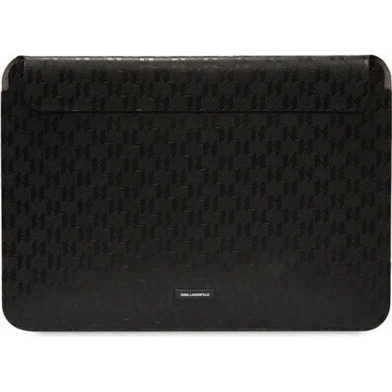Karl Lagerfeld Saffiano Plaque case for a 14 laptop - black - (KF001654-0)