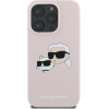 Karl Lagerfeld Silicone Case Heads Print MagSafe for iPhone 16 Pro Max - Pink - (KF002232-0)
