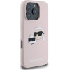 Karl Lagerfeld Silicone Case Heads Print MagSafe for iPhone 16 Pro Max - Pink - (KF002232-0)