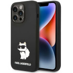 Karl Lagerfeld Silicone Choupette case for iPhone 14 Pro Max - black - (KF001388-0)