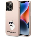 Karl Lagerfeld Silicone Choupette case for iPhone 14 Pro Max - pink - (KF001389-0)
