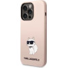 Karl Lagerfeld Silicone Choupette case for iPhone 14 Pro Max - pink - (KF001389-0)