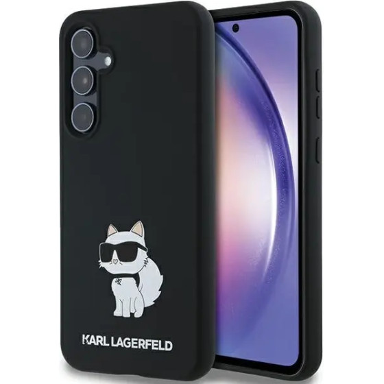 Karl Lagerfeld Silicone Choupette case for Samsung Galaxy A55 - black - (KF002030-0)