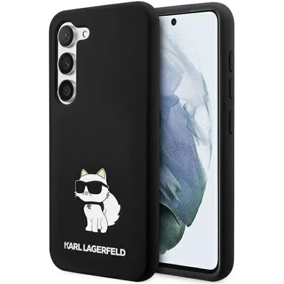 Karl Lagerfeld Silicone Choupette case for Samsung Galaxy S24 - black - (KF001977-0)