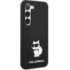 Karl Lagerfeld Silicone Choupette case for Samsung Galaxy S24 - black - (KF001977-0)
