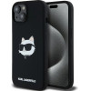 Karl Lagerfeld Silicone Choupette Head MagSafe Case for iPhone 15 Plus / 14 Plus - Black - (KF002092-0)