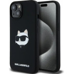 Karl Lagerfeld Silicone Choupette Head MagSafe Case for iPhone 15 Plus / 14 Plus - Black - (KF002092-0)
