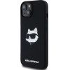 Karl Lagerfeld Silicone Choupette Head MagSafe Case for iPhone 15 Plus / 14 Plus - Black - (KF002092-0)