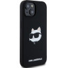 Karl Lagerfeld Silicone Choupette Head MagSafe Case for iPhone 15 Plus / 14 Plus - Black - (KF002092-0)