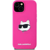Karl Lagerfeld Silicone Choupette Head MagSafe Case for iPhone 15 Plus / 14 Plus - Pink - (KF002094-0)