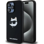 Karl Lagerfeld Silicone Choupette Head MagSafe case for iPhone 15 Pro - black - (KF002047-0)