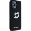 Karl Lagerfeld Silicone Choupette Head MagSafe case for iPhone 15 Pro - black - (KF002047-0)