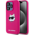 Karl Lagerfeld Silicone Choupette Head MagSafe case for iPhone 15 Pro - pink - (KF002095-0)