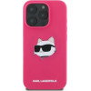 Karl Lagerfeld Silicone Choupette Head Print MagSafe iPhone 16 Pro Max Case - Fuchsia - (KF002240-0)
