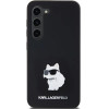Karl Lagerfeld Silicone Choupette Metal Pin case for Samsung Galaxy S23 - black - (KF001992-0)