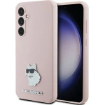 Karl Lagerfeld Silicone Choupette Metal Pin case for Samsung Galaxy S23 FE - pink - (KF001928-0)
