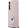 Karl Lagerfeld Silicone Choupette Metal Pin case for Samsung Galaxy S23 FE - pink - (KF001928-0)