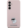 Karl Lagerfeld Silicone Choupette Metal Pin case for Samsung Galaxy S23 FE - pink - (KF001928-0)