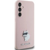 Karl Lagerfeld Silicone Choupette Metal Pin case for Samsung Galaxy S23 FE - pink - (KF001928-0)