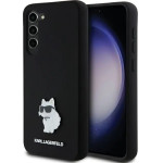 Karl Lagerfeld Silicone Choupette Metal Pin case for Samsung Galaxy S23+ - black - (KF001993-0)