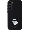 Karl Lagerfeld Silicone Choupette Metal Pin case for Samsung Galaxy S23+ - black - (KF001993-0)