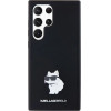 Karl Lagerfeld Silicone Choupette Metal Pin case for Samsung Galaxy S24 Ultra - black - (KF002013-0)