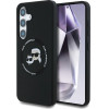 Karl Lagerfeld Silicone Double Heads And Circle MagSafe Samsung Galaxy S25 case black - (KF002489-0)