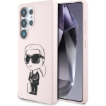 Karl Lagerfeld Silicone Graffiti Ikonik Printed Logo MagSafe Case for Samsung Galaxy S25 Ultra - Pink - (KF002461-0)