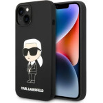 Karl Lagerfeld Silicone Ikonik case for iPhone 14 Plus - black - (KF001375-0)