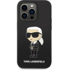 Karl Lagerfeld Silicone Ikonik case for iPhone 14 Pro - black - (KF001376-0)