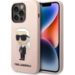Karl Lagerfeld Silicone Ikonik case for iPhone 14 Pro Max - pink - (KF001380-0)