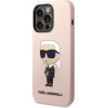 Karl Lagerfeld Silicone Ikonik case for iPhone 14 Pro Max - pink - (KF001380-0)