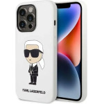 Karl Lagerfeld Silicone Ikonik case for iPhone 14 Pro Max - white - (KF001378-0)