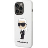 Karl Lagerfeld Silicone Ikonik case for iPhone 14 Pro Max - white - (KF001378-0)