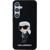 Karl Lagerfeld Silicone Ikonik case for Samsung Galaxy S24 - black - (KF001974-0)