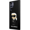 Karl Lagerfeld Silicone Ikonik case for Samsung Galaxy S24 Ultra - black - (KF001976-0)