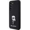 Karl Lagerfeld Silicone Ikonik Metal Pin case for Samsung Galaxy S23 - black - (KF001998-0)