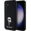 Karl Lagerfeld Silicone Ikonik Metal Pin case for Samsung Galaxy S23 FE - black - (KF001927-0)